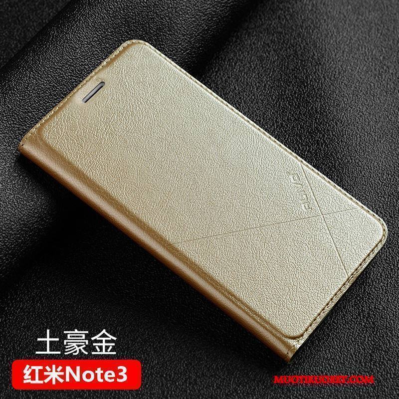 Mi Note 3 Kulta Suojaus Puhelimen Kuoret Nahkakotelo Pieni Kuori Murtumaton