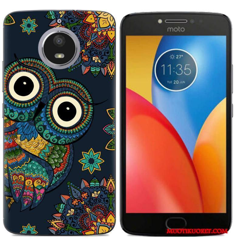 Moto E4 Plus Monivärinen Kotelo Puhelimen Kuoret Suojaus Kuori Tuki Murtumaton