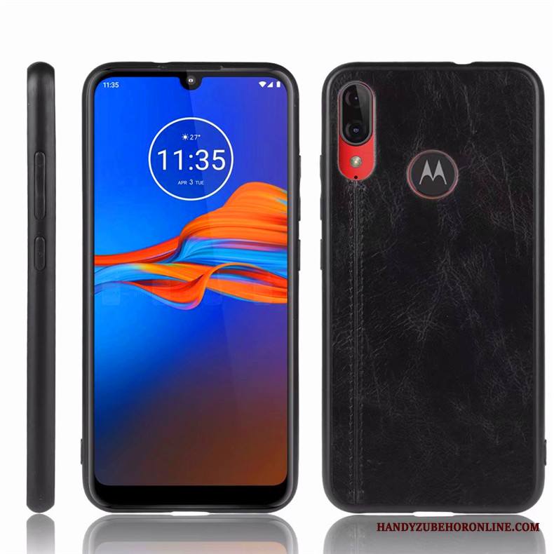 Moto E6 Plus Kuori Sininen Kotelo Yksinkertainen Suojaus Puhelimen Kuoret Murtumaton All Inclusive