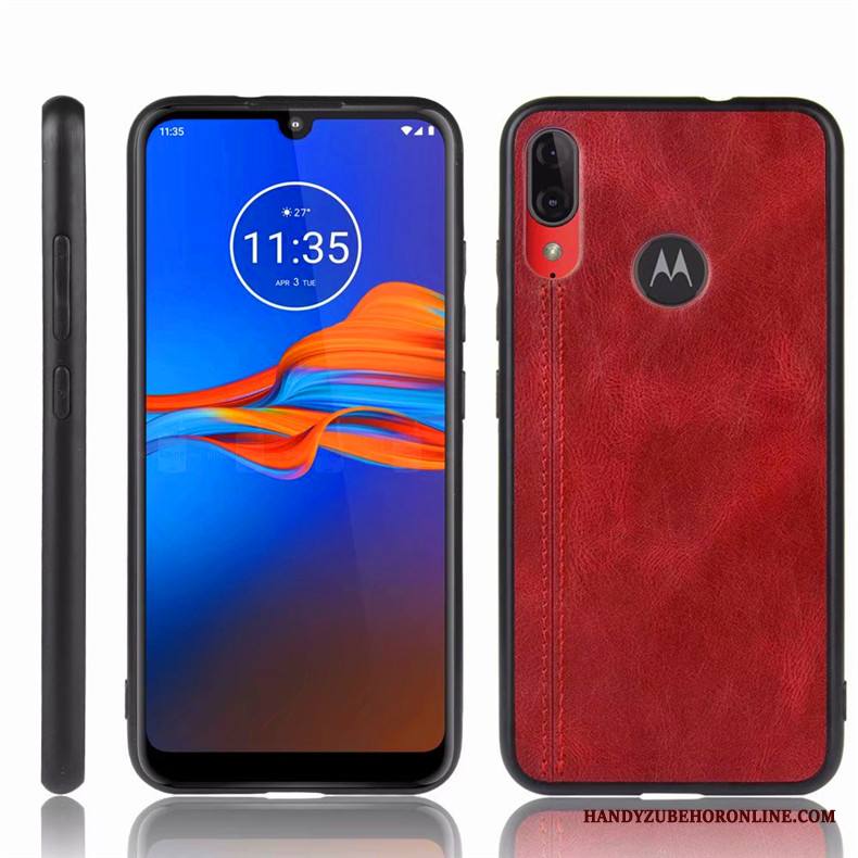 Moto E6 Plus Kuori Sininen Kotelo Yksinkertainen Suojaus Puhelimen Kuoret Murtumaton All Inclusive