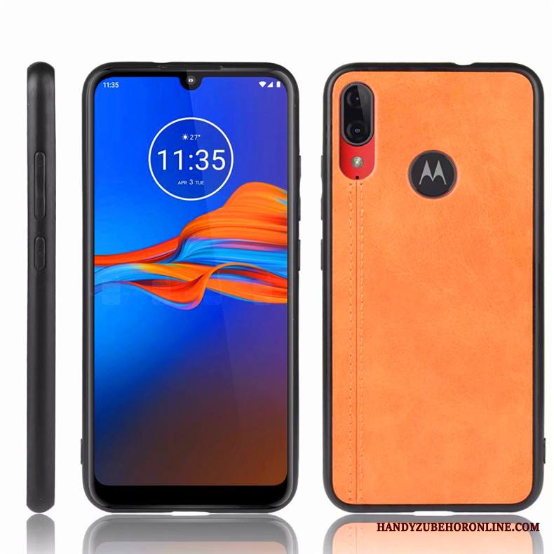 Moto E6 Plus Kuori Sininen Kotelo Yksinkertainen Suojaus Puhelimen Kuoret Murtumaton All Inclusive