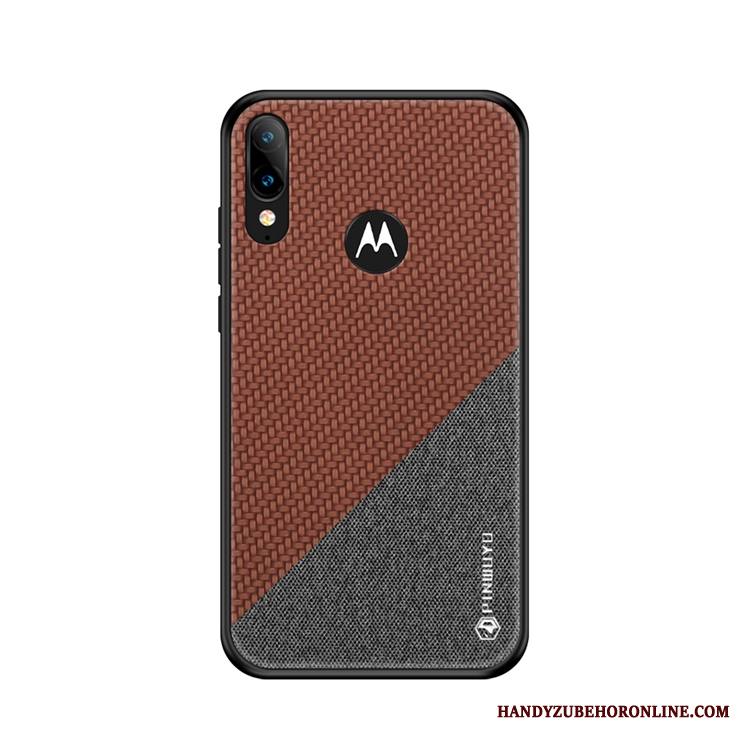 Moto E6 Plus Murtumaton Keltainen Kuori Kotelo Kukkakuvio Puhelimen Kuoret All Inclusive