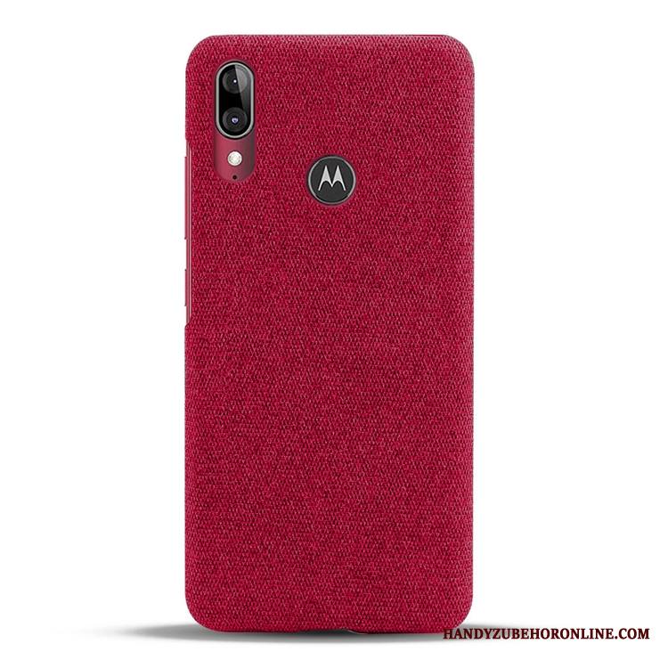 Moto E6 Plus Murtumaton Persoonallisuus Kuori Kova Uusi Kukkakuvio Kevyt