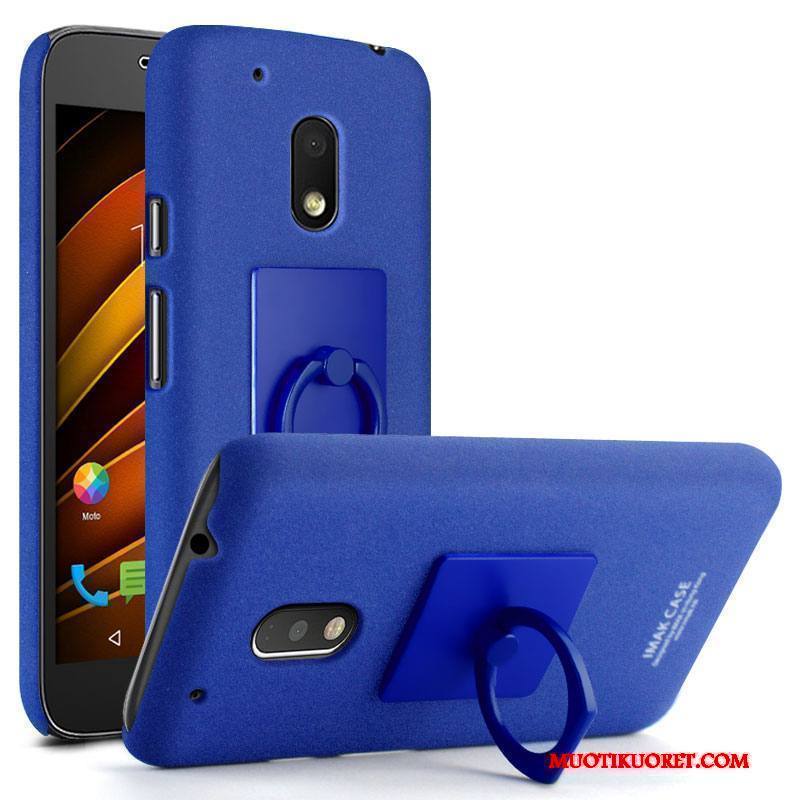 Moto G4 Play Niitti Pesty Suede Kuori Cowboy Musta Suojaus Puhelimen