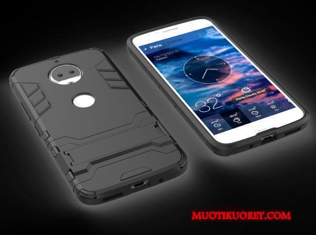 Moto G5s Kuori Kotelo Panssari Murtumaton All Inclusive Vaaleansininen Tuki