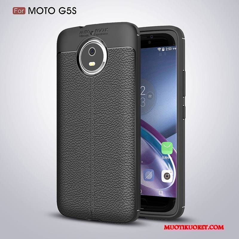 Moto G5s Kuori Kotelo Sininen All Inclusive Puhelimen Kuoret 说 Silikoni Murtumaton