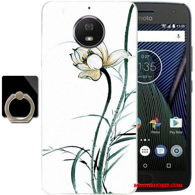 Moto G5s Plus Puhelimen Kuoret Keltainen Pehmeä Neste All Inclusive Suojaus Murtumaton Kuori