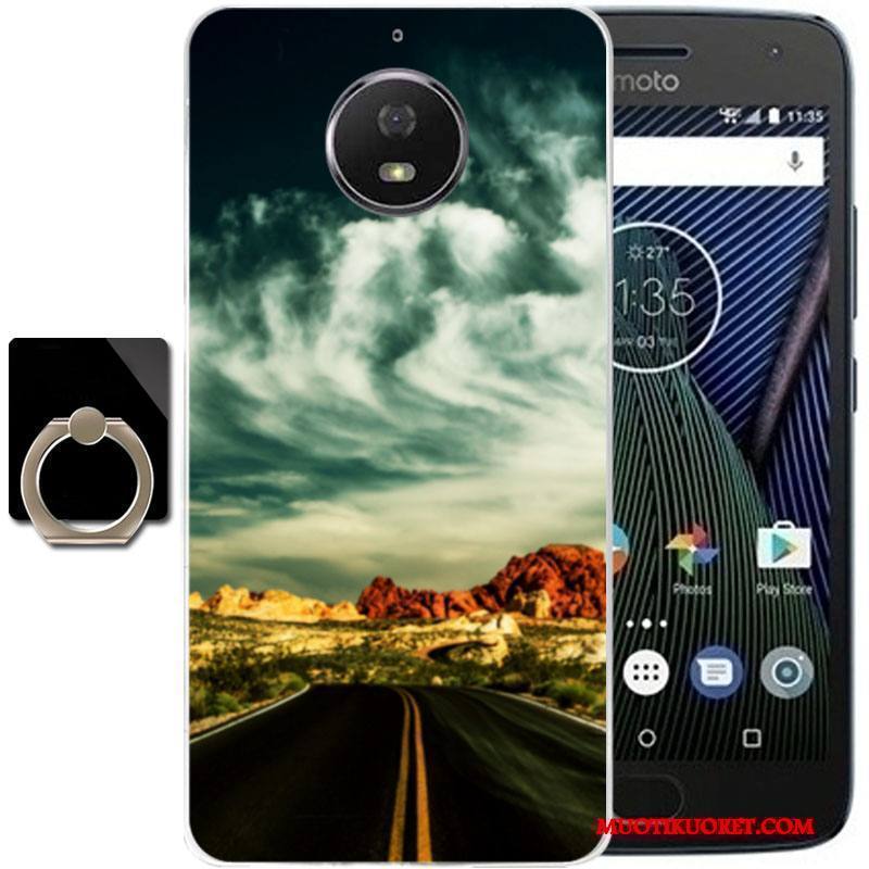 Moto G5s Plus Puhelimen Kuoret Keltainen Pehmeä Neste All Inclusive Suojaus Murtumaton Kuori