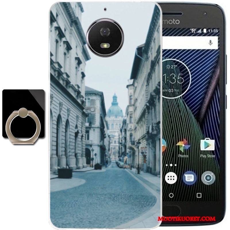 Moto G5s Plus Puhelimen Kuoret Keltainen Pehmeä Neste All Inclusive Suojaus Murtumaton Kuori