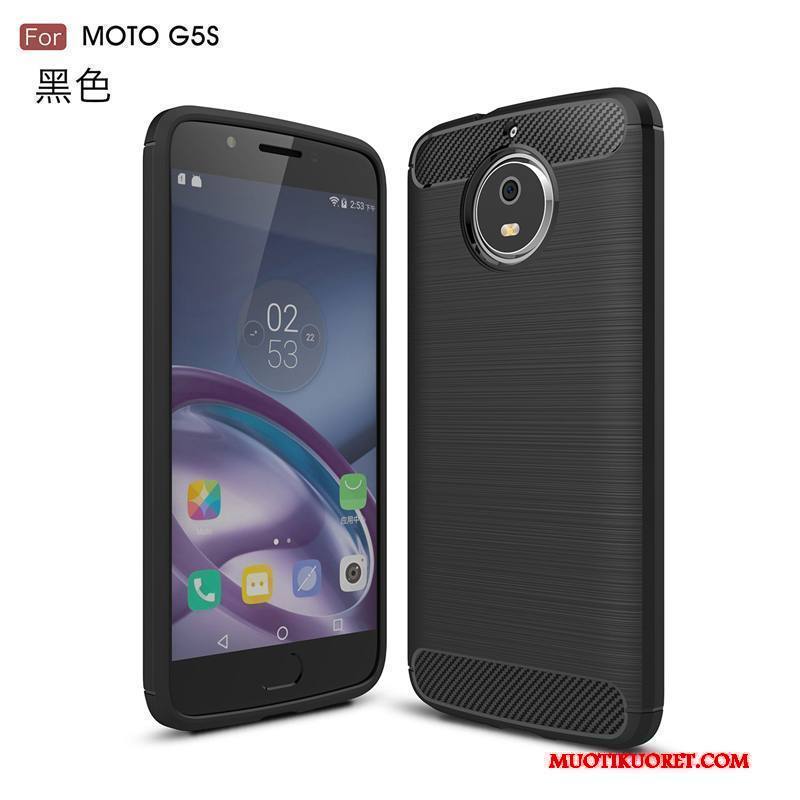 Moto G5s Puhelimen Kuoret Kuori Suojaus Johdin Murtumaton Musta