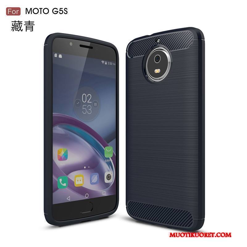 Moto G5s Puhelimen Kuoret Kuori Suojaus Johdin Murtumaton Musta