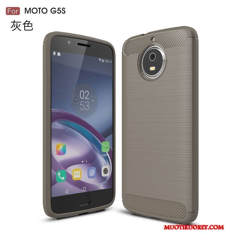 Moto G5s Puhelimen Kuoret Kuori Suojaus Johdin Murtumaton Musta