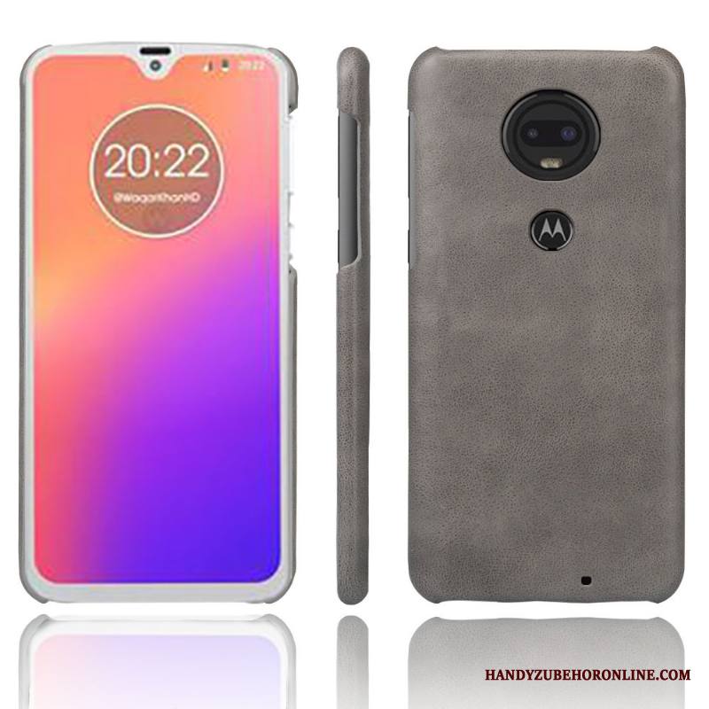 Moto G7 Kuori Liiketoiminta Puhelimen Kuoret Vuosikerta Nahka Kotelo Persoonallisuus Suojaus