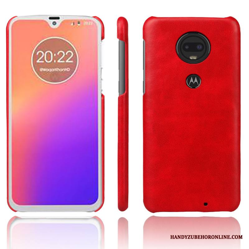 Moto G7 Kuori Liiketoiminta Puhelimen Kuoret Vuosikerta Nahka Kotelo Persoonallisuus Suojaus