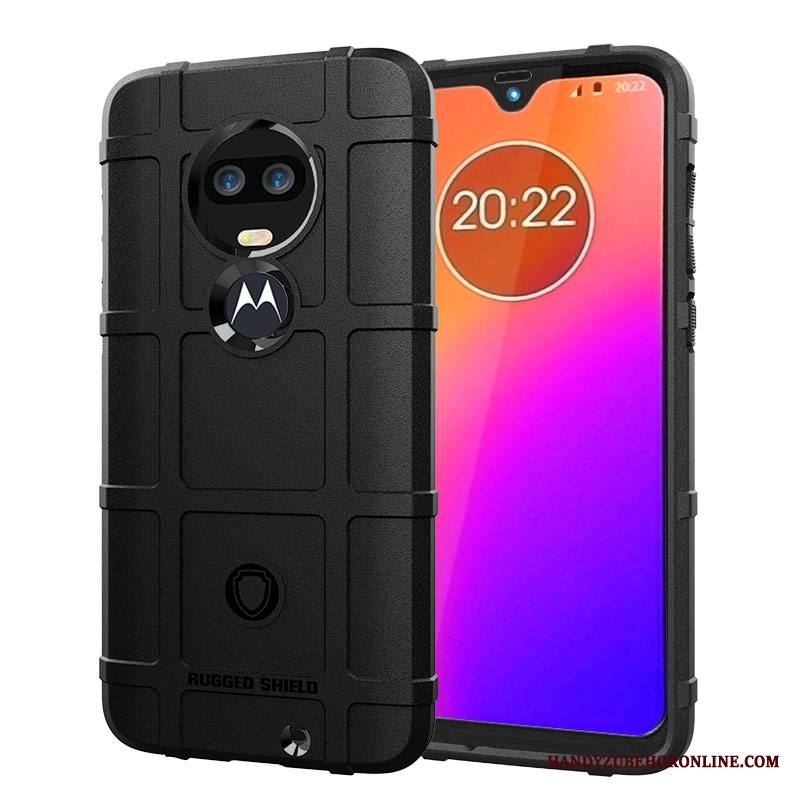 Moto G7 Kuori Puhelimen Kuoret Paksu Persoonallisuus Suojaus Liukumaton Luova Pesty Suede