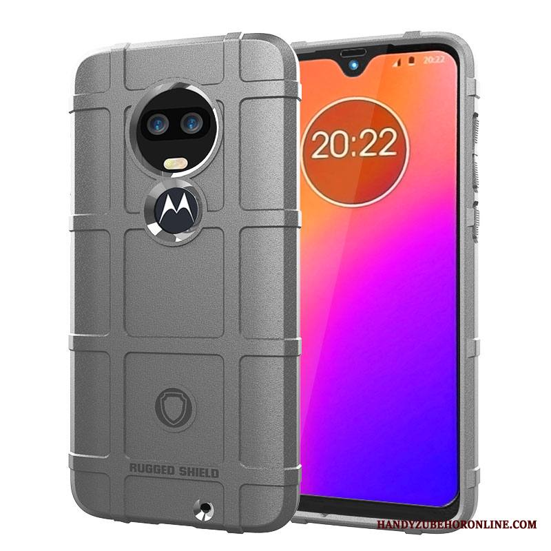 Moto G7 Kuori Puhelimen Kuoret Paksu Persoonallisuus Suojaus Liukumaton Luova Pesty Suede