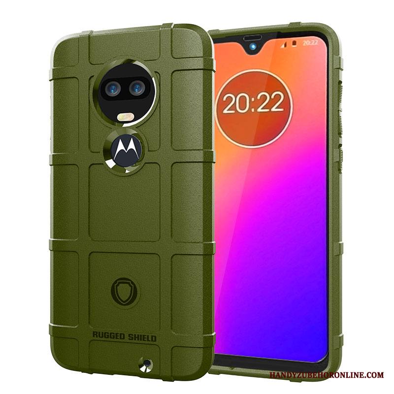 Moto G7 Kuori Puhelimen Kuoret Paksu Persoonallisuus Suojaus Liukumaton Luova Pesty Suede