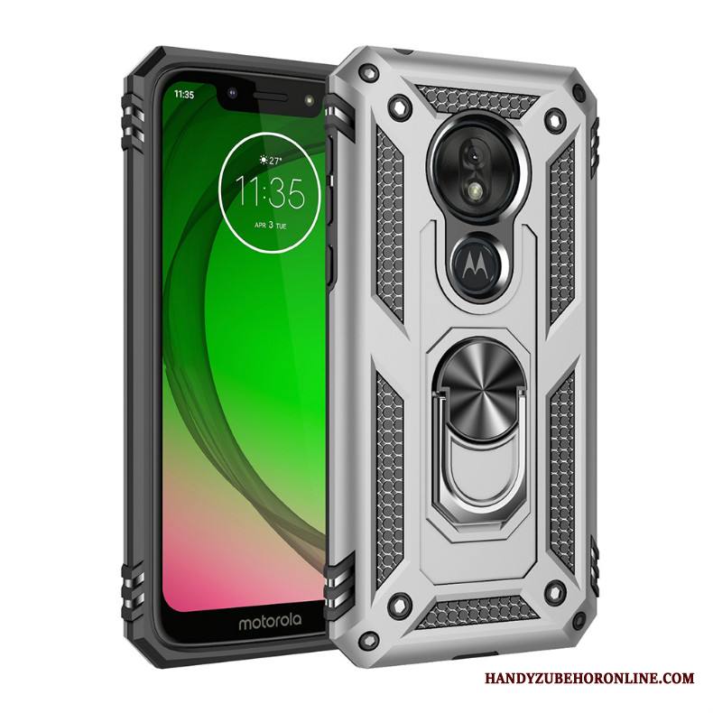 Moto G7 Power Kuori Puhelimen Kuoret Auto Suojaus Kolme Puolustusta Kotelo Magneettinen All Inclusive