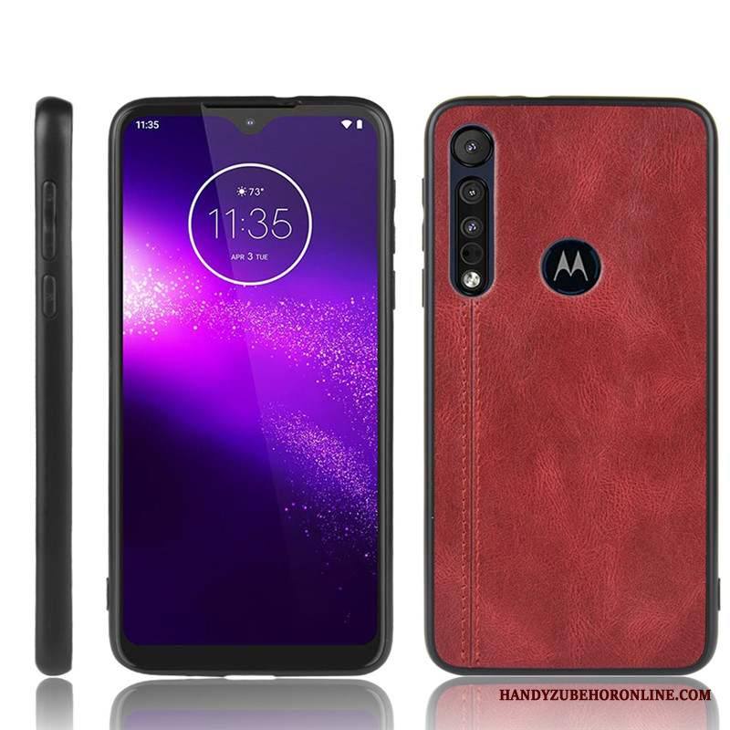 Moto G8 Plus Kuori Kevyt Murtumaton Punainen Kotelo Puhelimen Kuoret Suojaus