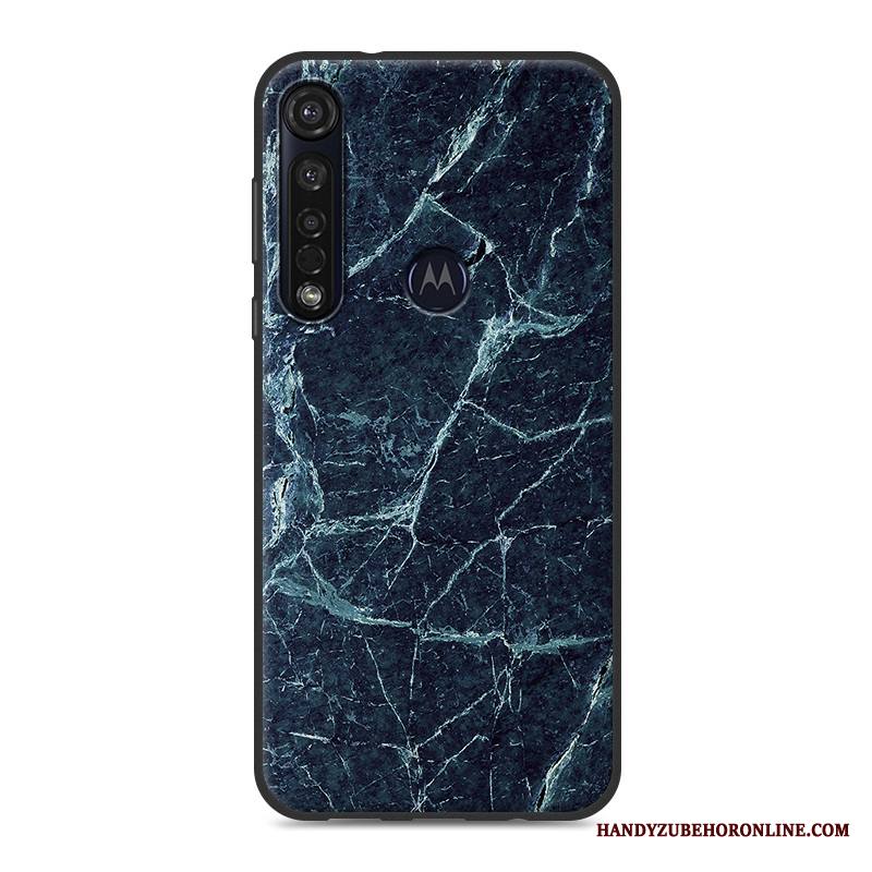 Moto G8 Plus Kuori Trendi Harmaa Silikonikuori Puulajit Tuuli Yksinkertainen Pesty Suede