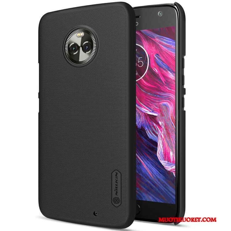 Moto X4 Kuori Suojaus Murtumaton Kotelo Pesty Suede Puhelimen Kuoret Kulta Kova