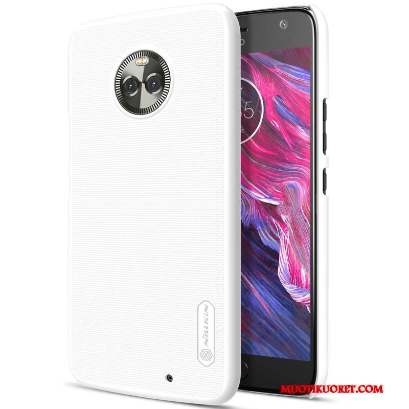 Moto X4 Kuori Suojaus Murtumaton Kotelo Pesty Suede Puhelimen Kuoret Kulta Kova