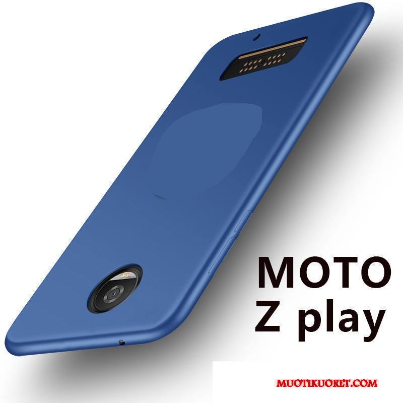 Moto Z Play Kuori Silikoni Kotelo All Inclusive Puhelimen Kuoret Pehmeä Neste Musta Suojaus