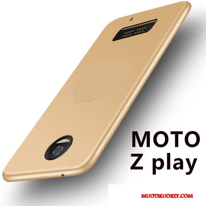 Moto Z Play Kuori Silikoni Kotelo All Inclusive Puhelimen Kuoret Pehmeä Neste Musta Suojaus