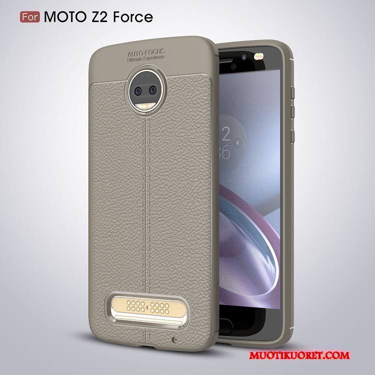 Moto Z2 Force Edition Pehmeä Neste Kuori All Inclusive Murtumaton Kotelo Punainen Puhelimen Kuoret