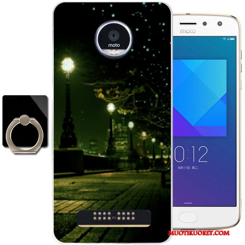 Moto Z2 Play All Inclusive Pehmeä Neste Silikoni Kustannukset Sininen Kuori Tila