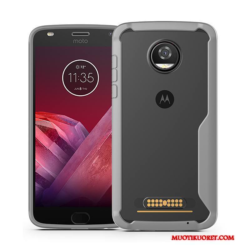 Moto Z2 Play Kuori Läpinäkyvä Suojaus Kotelo Murtumaton Puhelimen Kuoret All Inclusive Pehmeä Neste