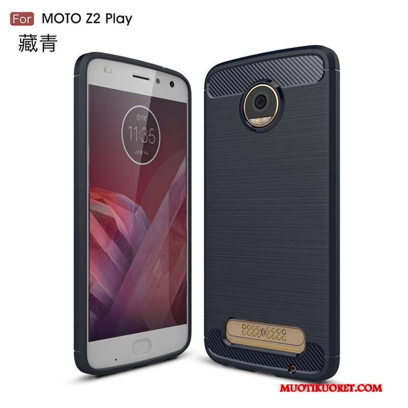 Moto Z2 Play Kuori Murtumaton Suojaus Pehmeä Neste All Inclusive Puhelimen Kuoret Punainen Silikoni