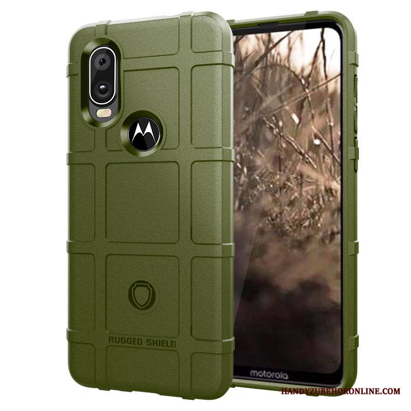 Motorola One Vision Kuori Suupaltti Suojaus Kotelo 说 Pesty Suede Puhelimen Kuoret Paksu