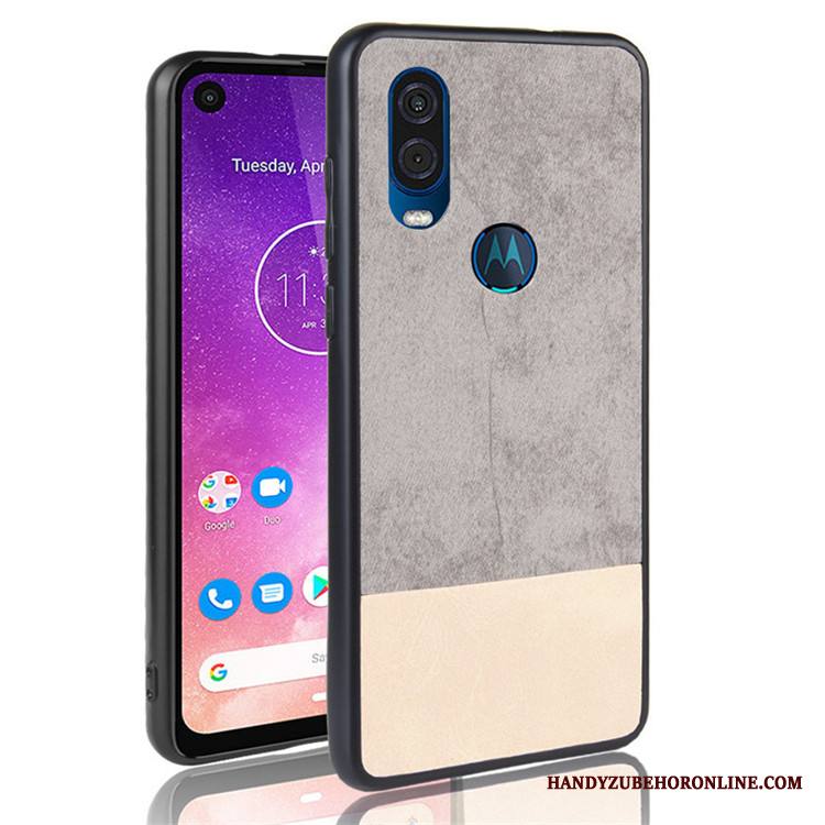 Motorola One Vision Puhelimen Kuoret Kotelo Värisävyt Kuori Murtumaton All Inclusive Musta