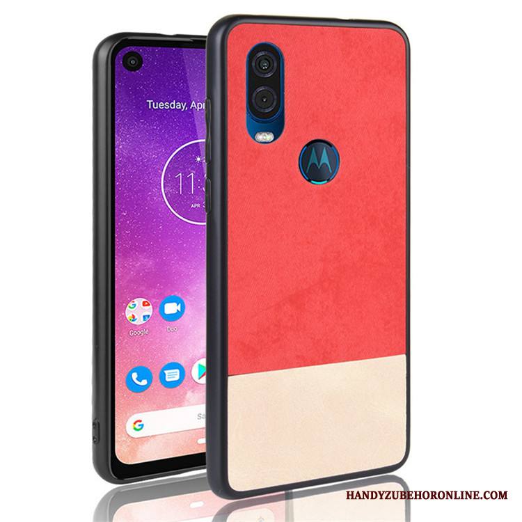 Motorola One Vision Puhelimen Kuoret Kotelo Värisävyt Kuori Murtumaton All Inclusive Musta