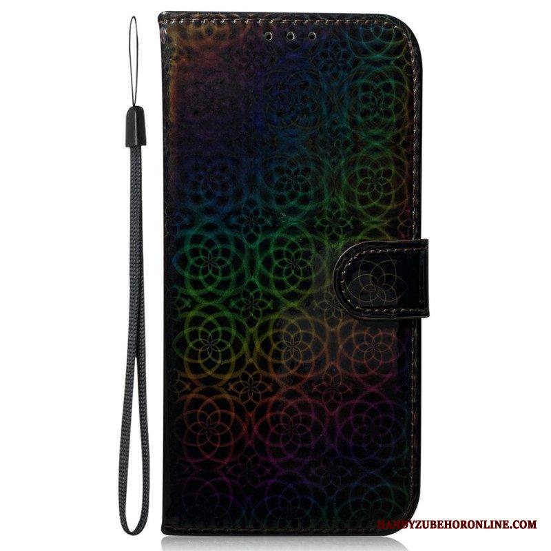 Nahkakotelo Xiaomi 13 Pro Suojaketju Kuori Strappy Disco Style