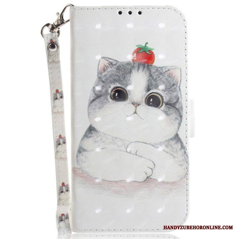 Nahkakotelo Xiaomi 13 Suojaketju Kuori Thong Graphic Cat