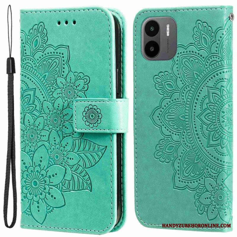 Nahkakotelo Xiaomi Redmi A1 Kukka Mandala