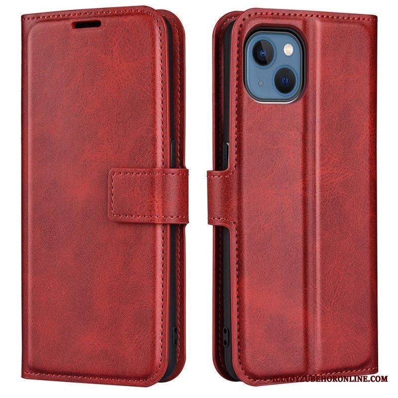 Nahkakotelo iPhone 14 Plus Ohut Extreme Leather -efekti