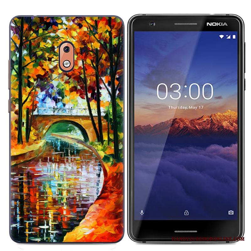 Nokia 2.1 Kuori Suojaus Sarjakuva Yksinkertainen Pehmeä Neste Puhelimen Ihana Jauhe