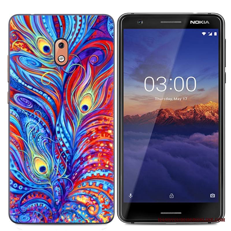 Nokia 2.1 Kuori Suojaus Sarjakuva Yksinkertainen Pehmeä Neste Puhelimen Ihana Jauhe