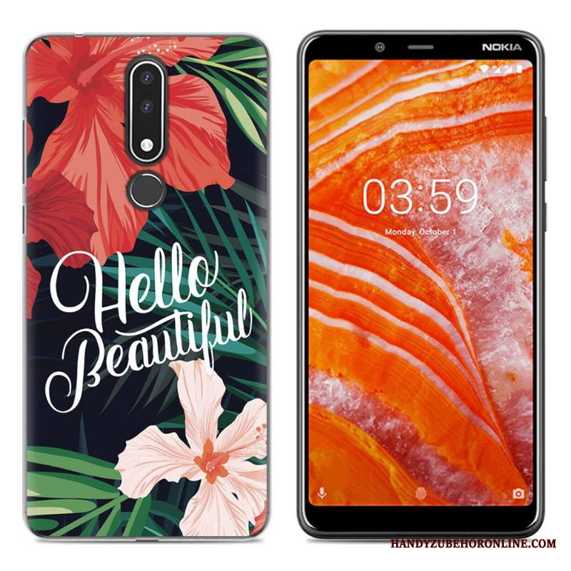 Nokia 3.1 Plus Kuori Uusi Maalaus Puhelimen Sarjakuva Yksinkertainen Puhelimen Kuoret Kotelo