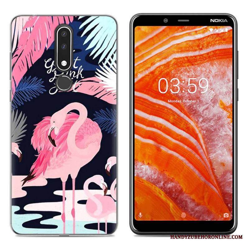 Nokia 3.1 Plus Kuori Uusi Maalaus Puhelimen Sarjakuva Yksinkertainen Puhelimen Kuoret Kotelo