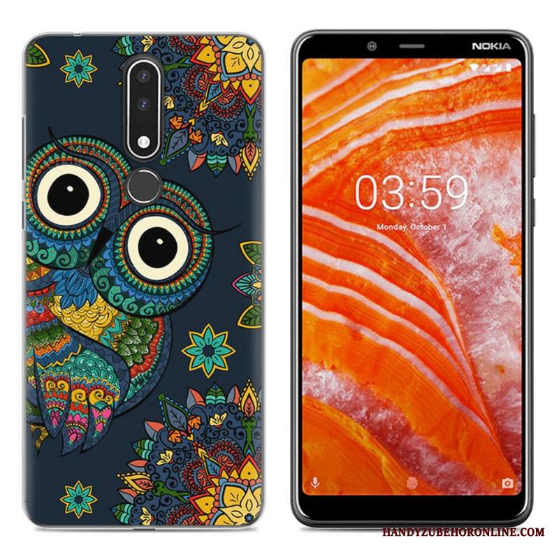 Nokia 3.1 Plus Kuori Uusi Maalaus Puhelimen Sarjakuva Yksinkertainen Puhelimen Kuoret Kotelo