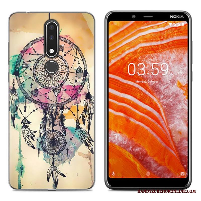 Nokia 3.1 Plus Kuori Uusi Maalaus Puhelimen Sarjakuva Yksinkertainen Puhelimen Kuoret Kotelo