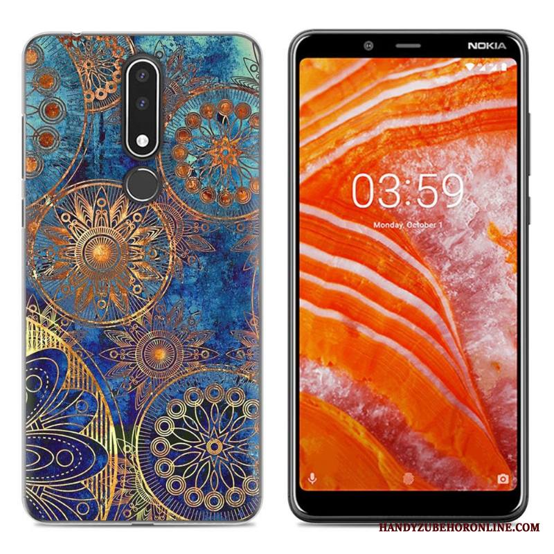 Nokia 3.1 Plus Kuori Uusi Maalaus Puhelimen Sarjakuva Yksinkertainen Puhelimen Kuoret Kotelo