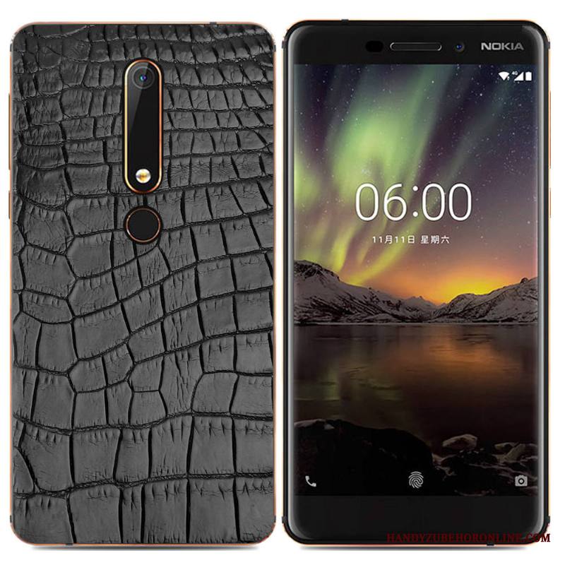 Nokia 6.1 Kuori Luova Suojaus Yksinkertainen Sarjakuva Monivärinen Pehmeä Neste Trendi