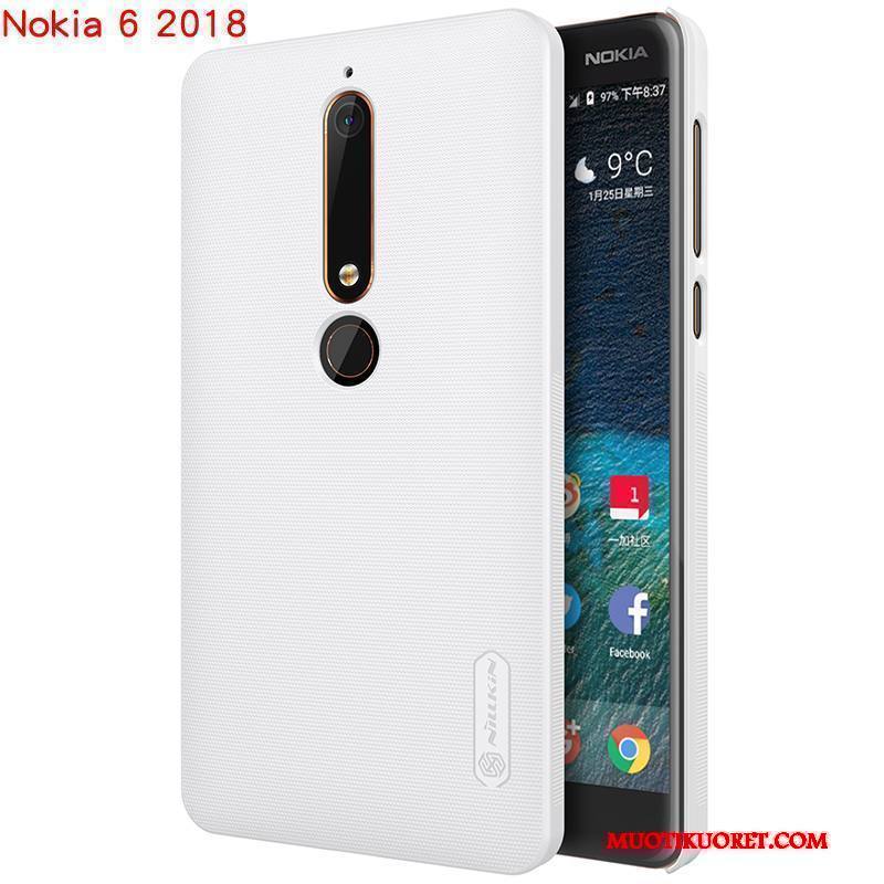 Nokia 6 Puhelimen Kuoret Musta Kuori Suojaus Kova Kotelo Kulta