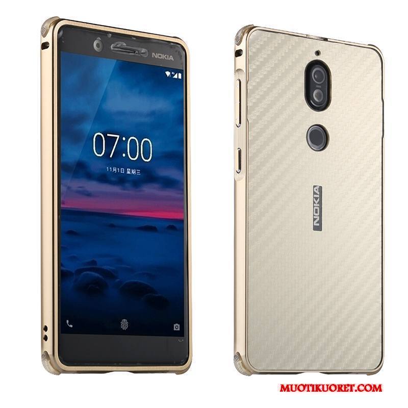 Nokia 7 Kuori Metalli Kehys Puhelimen Kuoret Takakansi Kotelo Luova All Inclusive