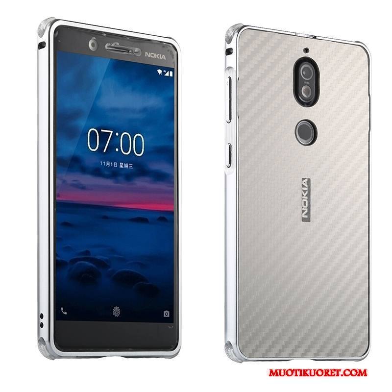 Nokia 7 Kuori Metalli Kehys Puhelimen Kuoret Takakansi Kotelo Luova All Inclusive